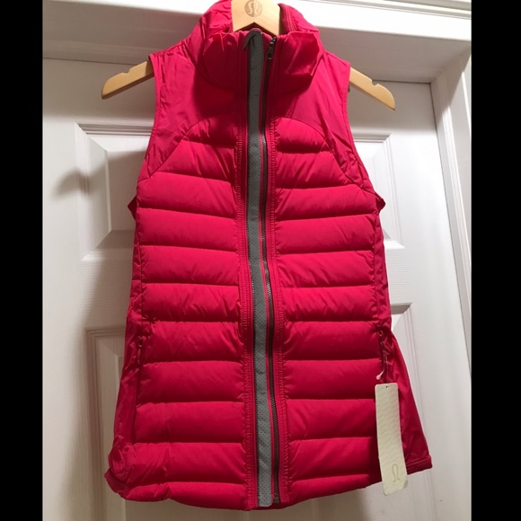 NWT Lululemon Fluffed Up Vest Sz 4 800 Fill PINK - Picture 15 of 15